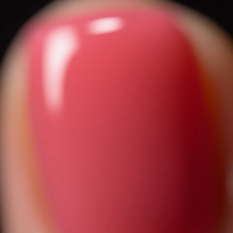 Francesinha rosa pink em close extremo.