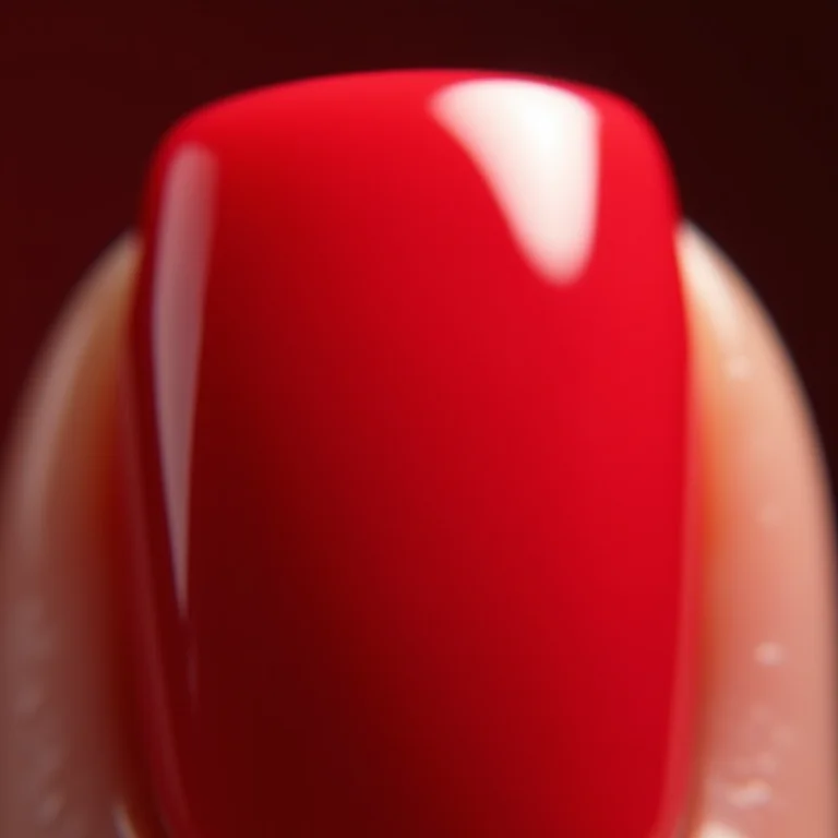 Francesinha vermelha em close extremo