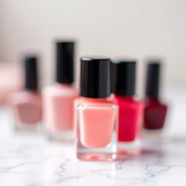 Frascos de esmaltes para pele negra.