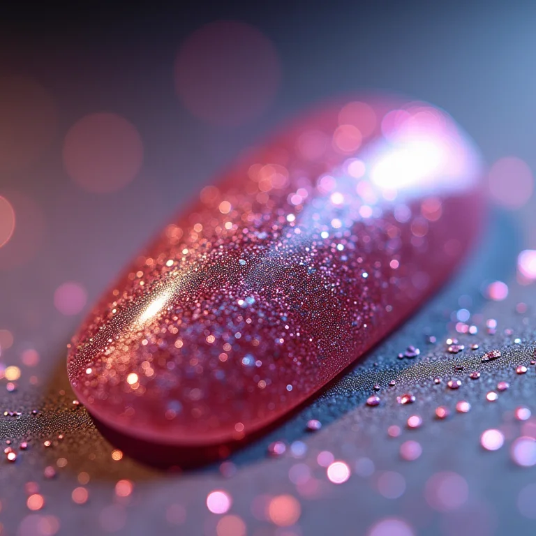 Glitter da Impala em close extremo