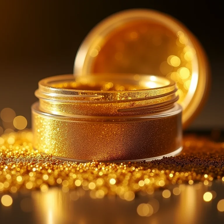 Glitter Dourado Fino Vult