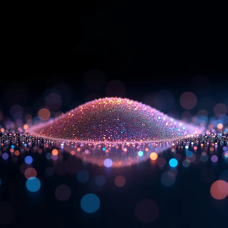 Glitter furta-cor da Impala em close-up