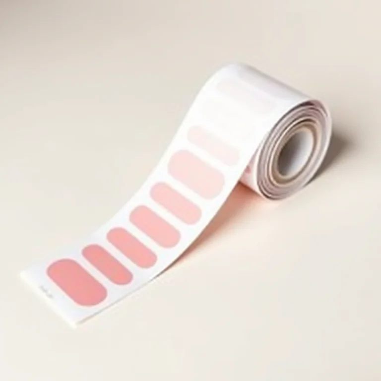 Guia adesiva para francesinha