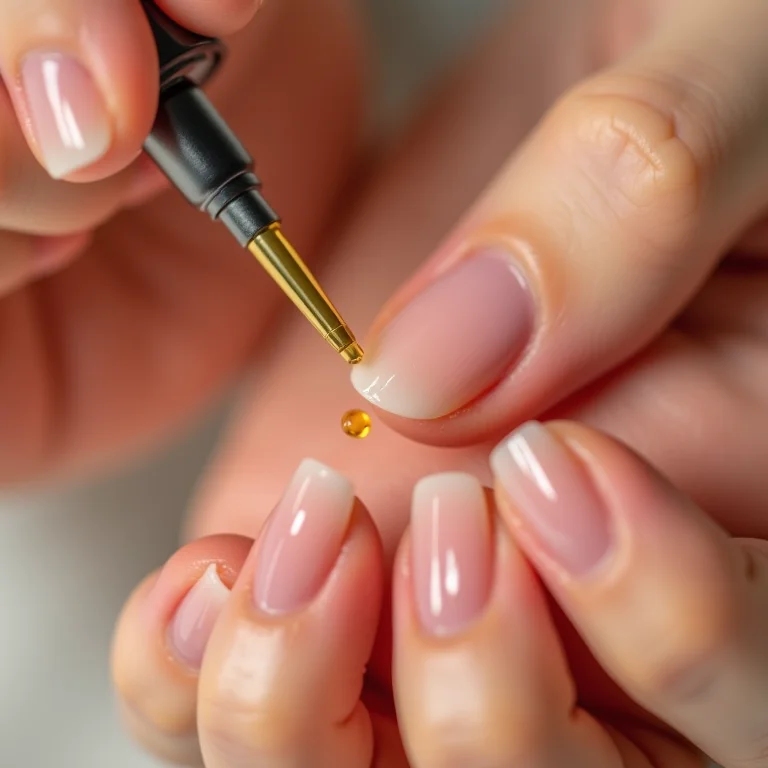 Hidratação de unhas de fibra de vidro