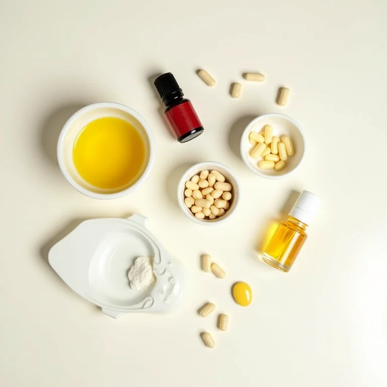 Ingredientes para óleo secante caseiro