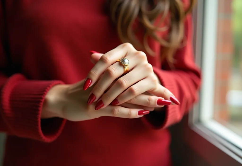 Unhas Decoradas Vermelhas: +50 Inspirações Irresistíveis Inspirações irresistíveis de unhas decoradas vermelhas.