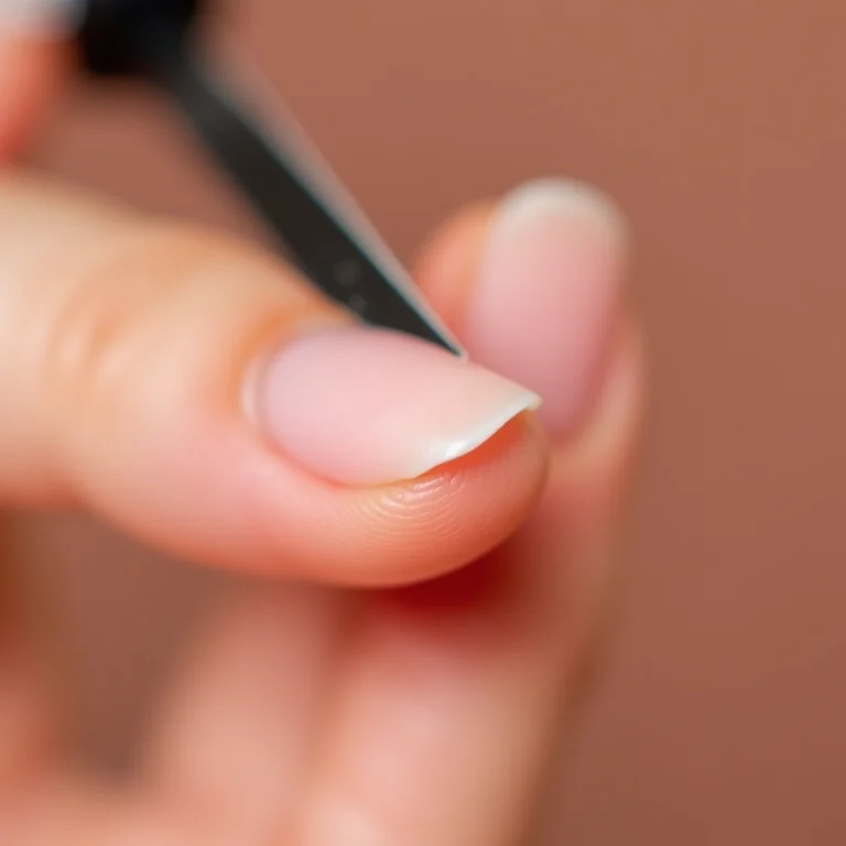 Lixamento correto para evitar quebra das unhas