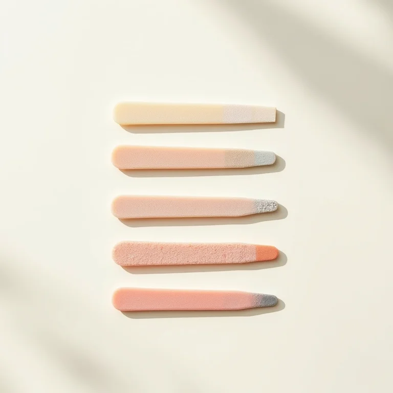 Lixas de unha de diferentes gramaturas