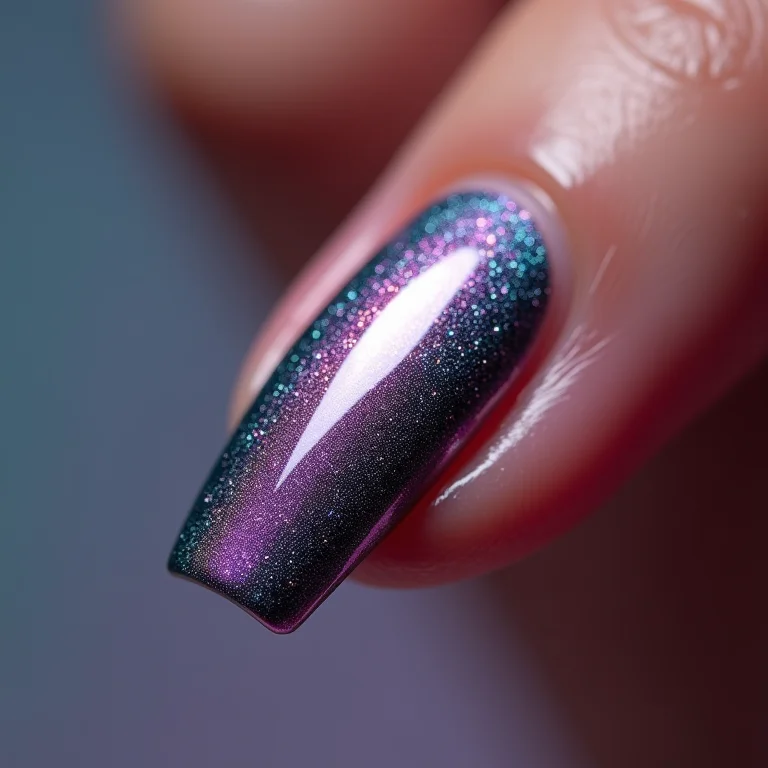 Macro de esmalte cromado Impala com design futurista