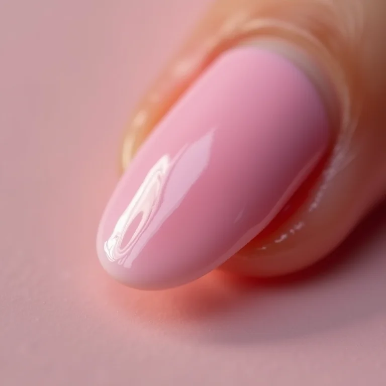 Macro de unhas com efeito esmalte derramado pastel