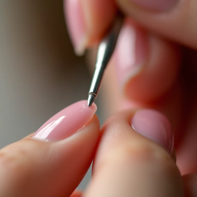 Manutenção simples das unhas de fibra de vidro