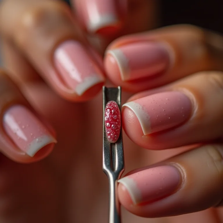 Materiais para nail art degradê em close