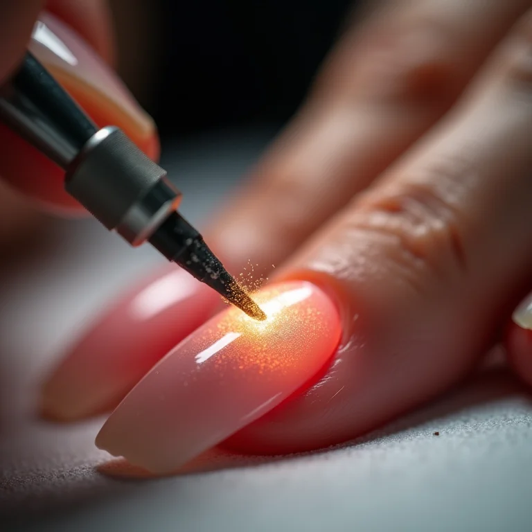 Modelagem e acabamento de unhas de fibra