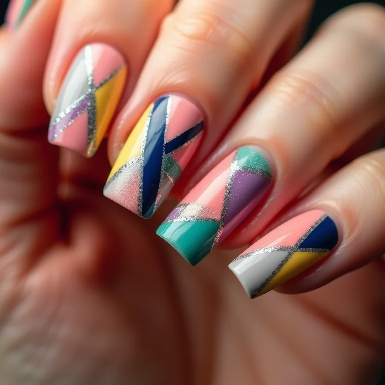 Nail Art Geométrica