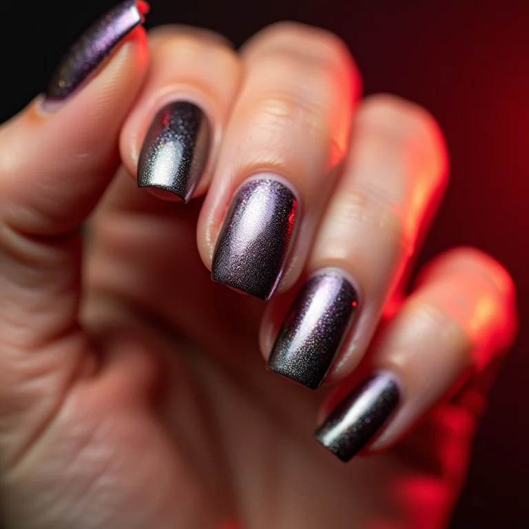 Nail art metalizada com dicas de especialista