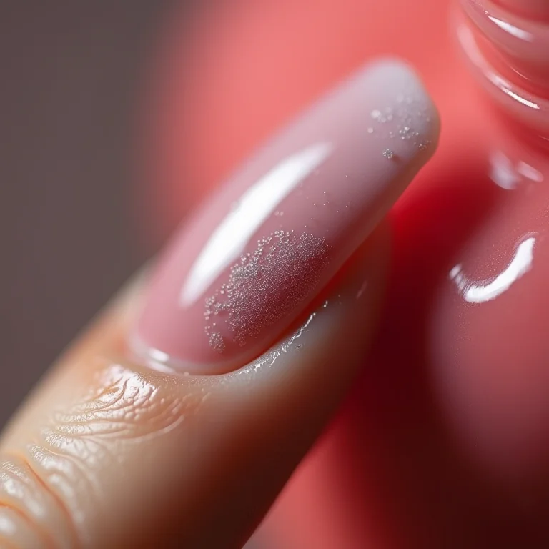 Nail art sem top coat perdendo o brilho