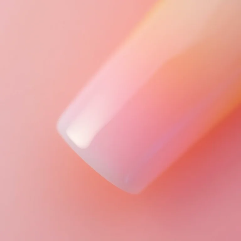 Ombré nails claras com degradê rosa e branco