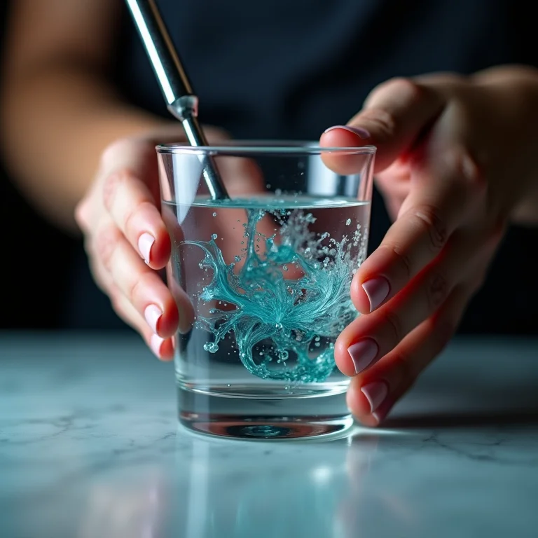 Passo a passo da técnica de marmorização em água para decoração de copos.