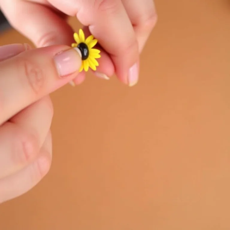 Passo a passo de unha decorada girassol.