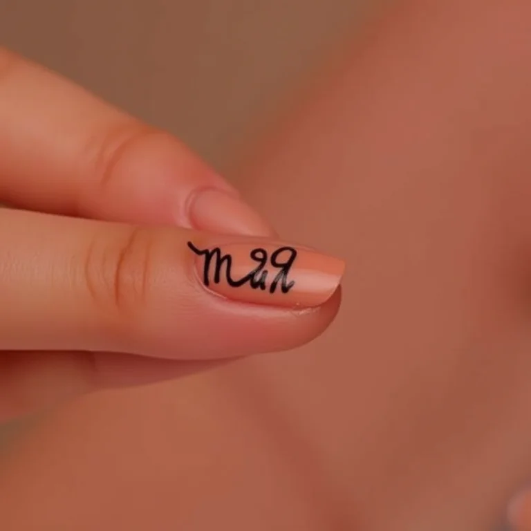 Passo a passo de unhas decoradas com nomes feitas em casa