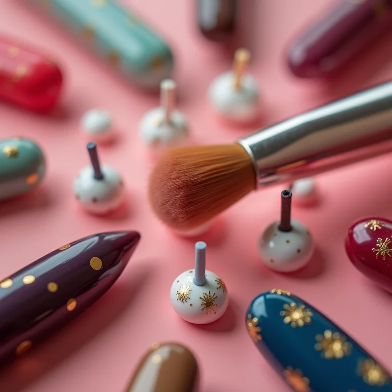 Pincéis para nail art 3D
