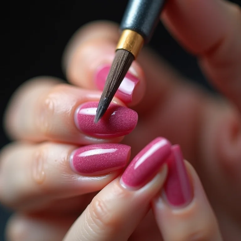 Pincéis para nail art da Kolinsky.