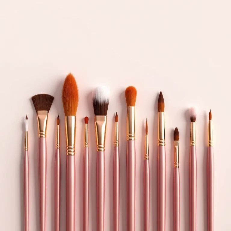 Pincéis para nail art para francesinha