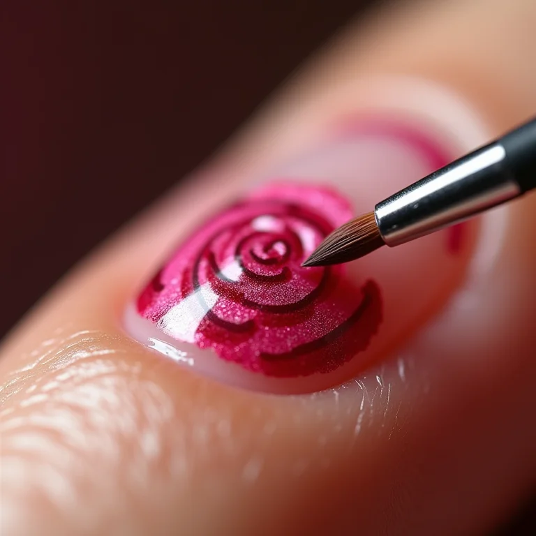 Pincel fino para nail art da Kiss NY.