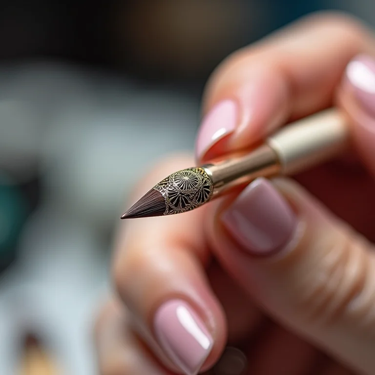 Pincel fino para nail art Mandala