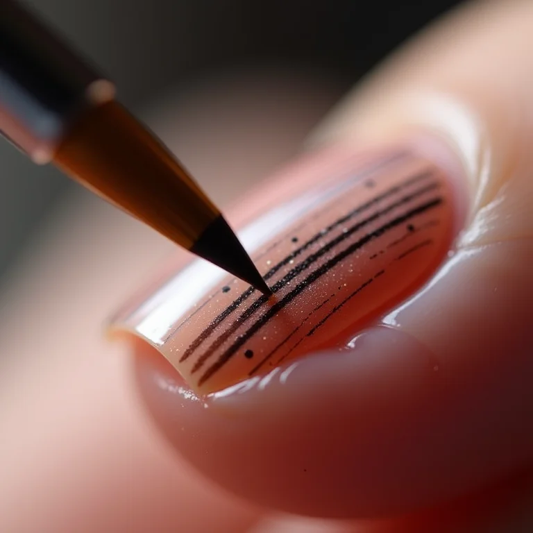 Pincel liner Kolinsky para nail art country