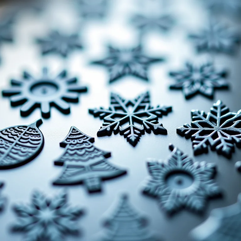 Placas de carimbo Konad inverno