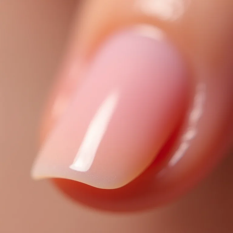 Preparação profissional de unhas com cutículas saudáveis