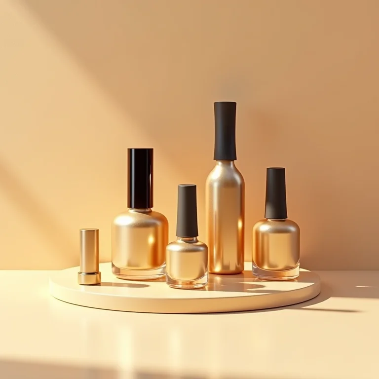 Produtos favoritos para unhas douradas