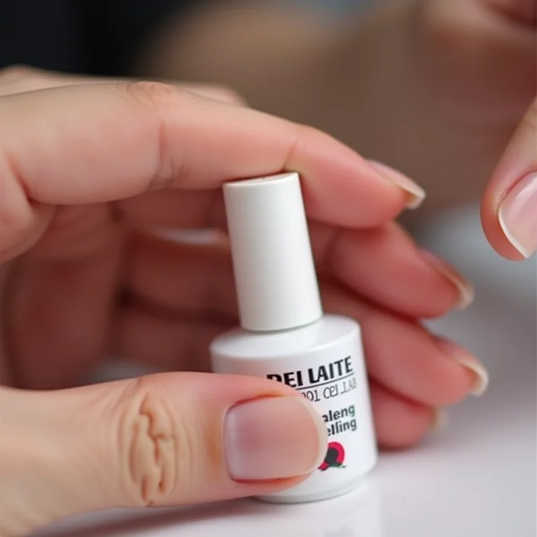 Protegendo esmaltes em gel da luz.