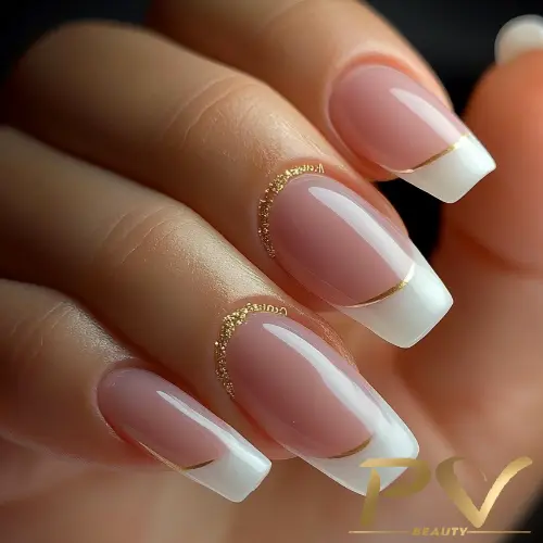 Unhas de Fibra com Francesinha Delicada: Elegância em Cada Detalhe - inspiração