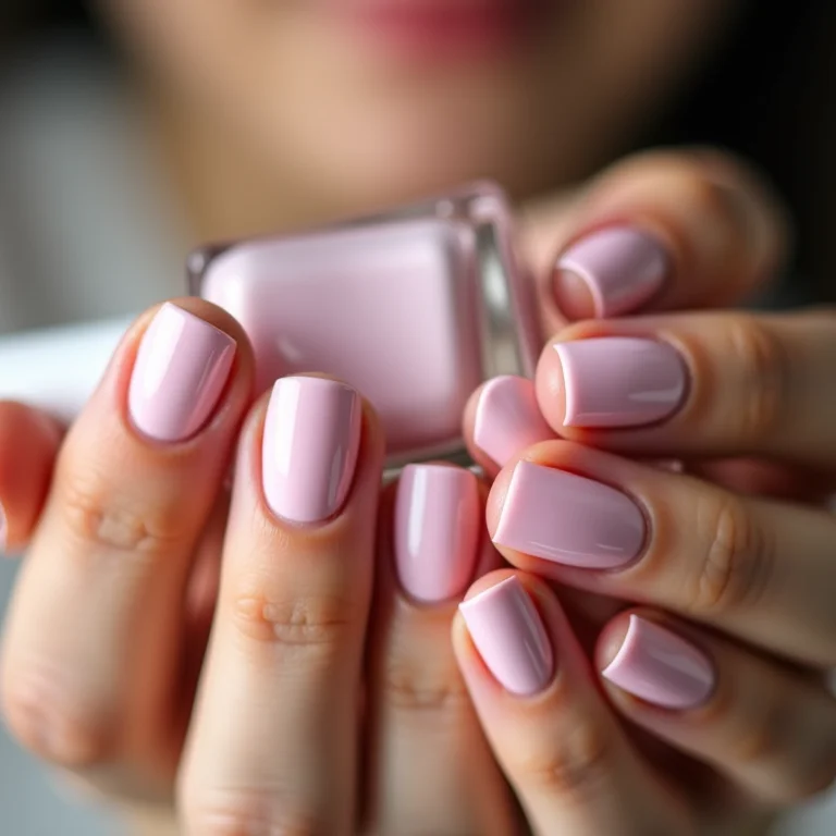 Questionário sobre preferências de esmalte.