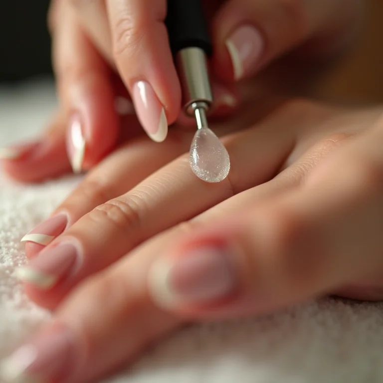 Remoção correta de unhas de gel com ferramentas adequadas