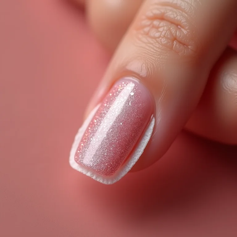 Remoção de esmalte com glitter sem danificar as unhas.