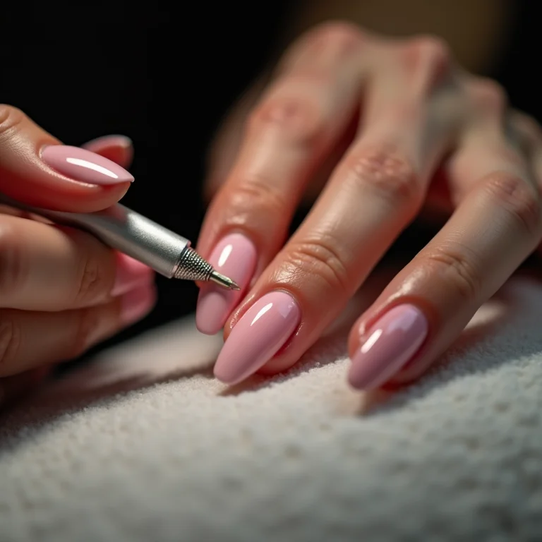 Remoção segura de unhas de gel stiletto em casa