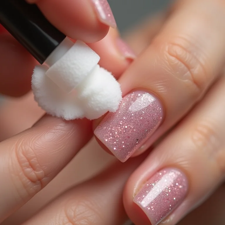 Removendo glitter das unhas sem sofrimento.