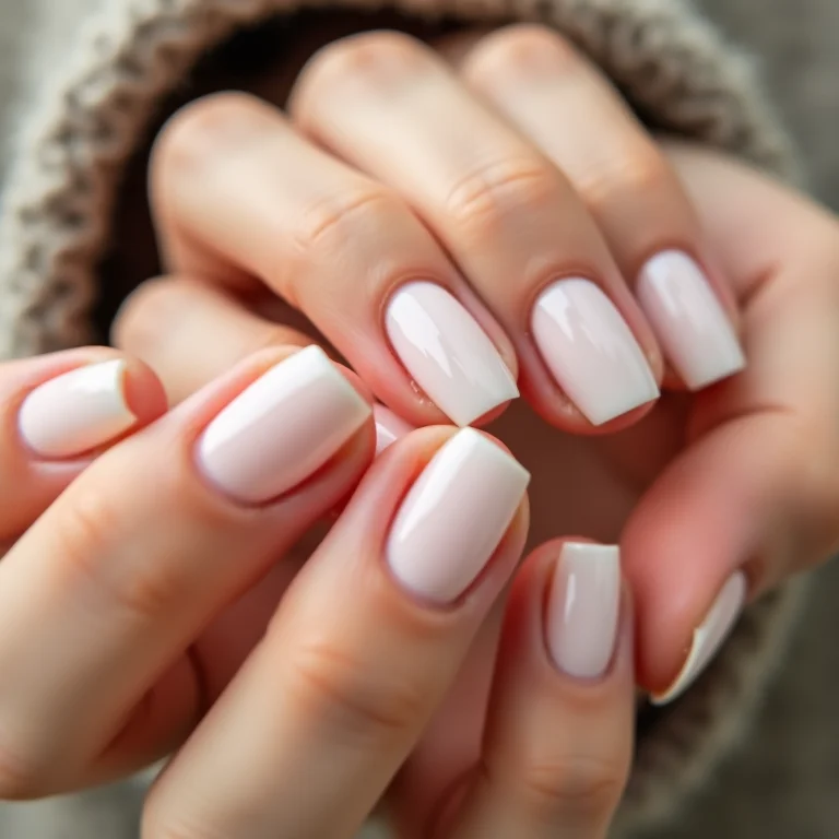 Resistência e proteção das unhas de gel brancas