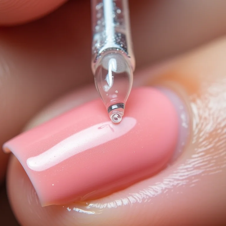 Selagem com top coat extrabrilho.