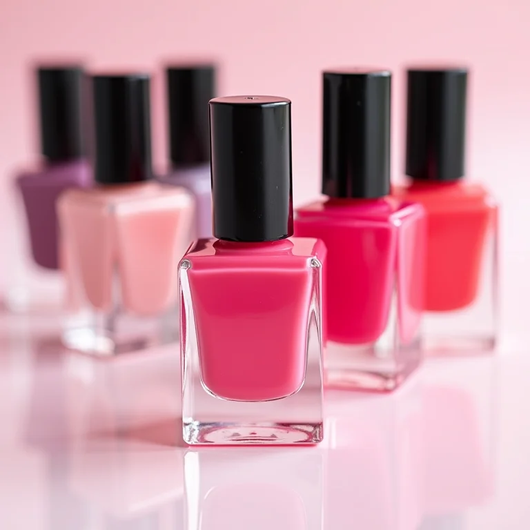 Seleção de esmaltes incolores para proteger suas bijuterias.