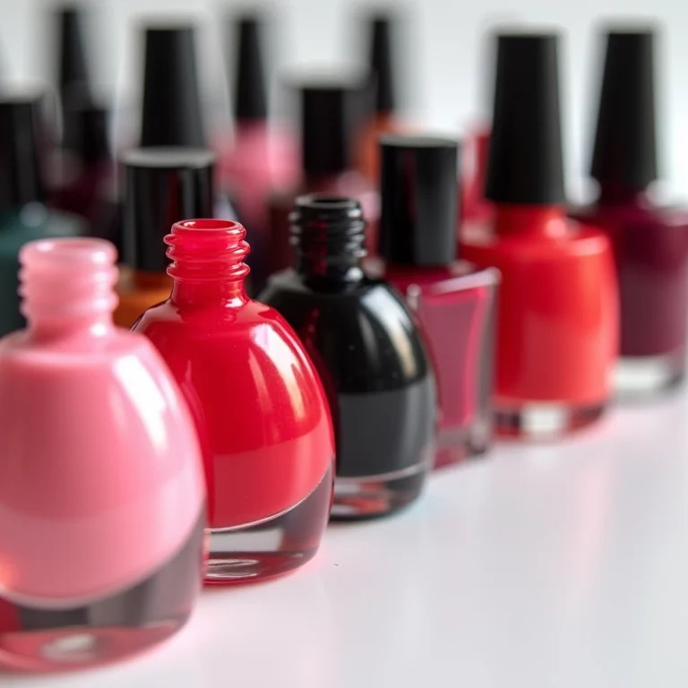 Seleção de marcas de esmalte fortalecedor