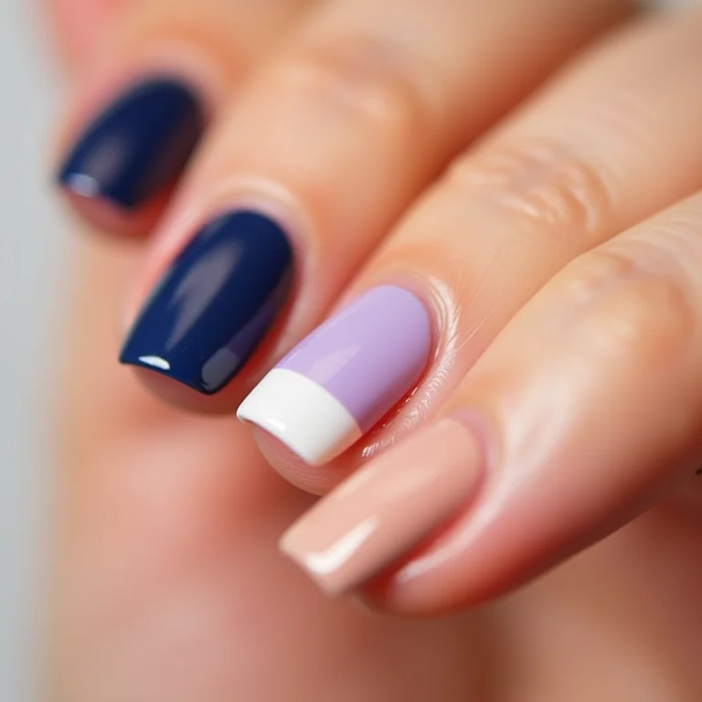 Tabela de combinações de esmaltes para francesinha