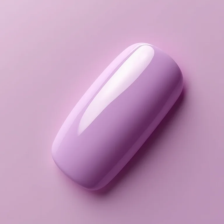 Tabela de inspirações de unhas lilás