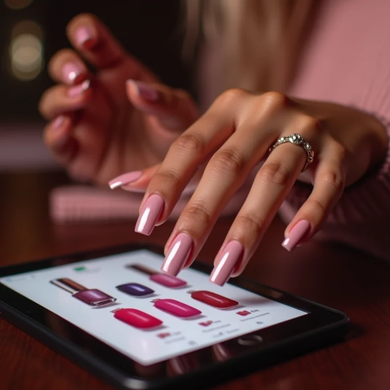 Tablet mostrando marcas de esmalte.