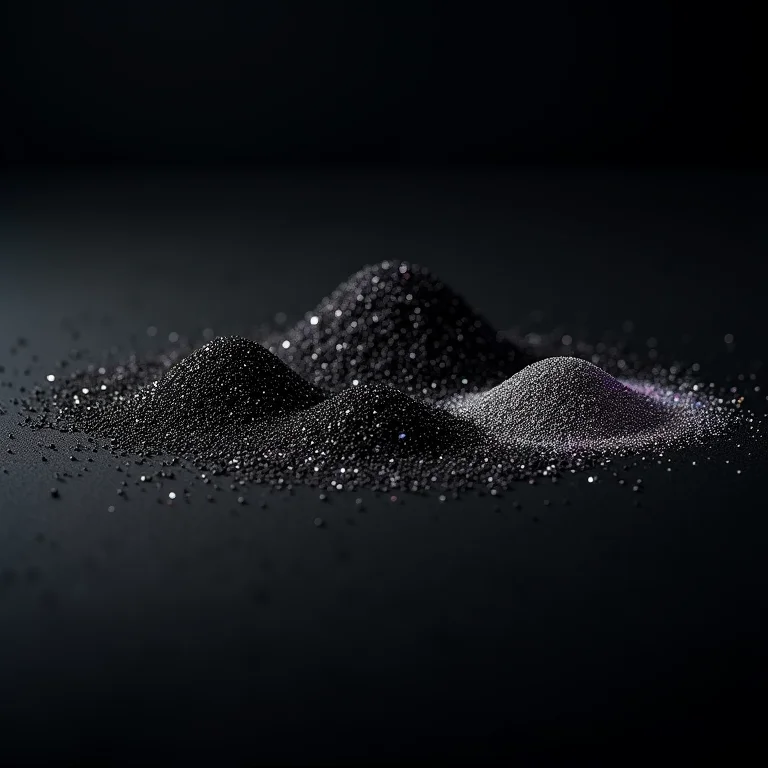 Tipos de glitter preto para unhas