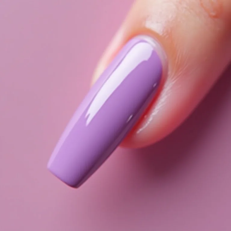 Tutorial fácil de nail art lilás