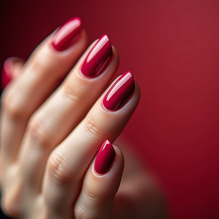 Unha com esmalte Impala mostrando um smartphone com cupom de desconto.